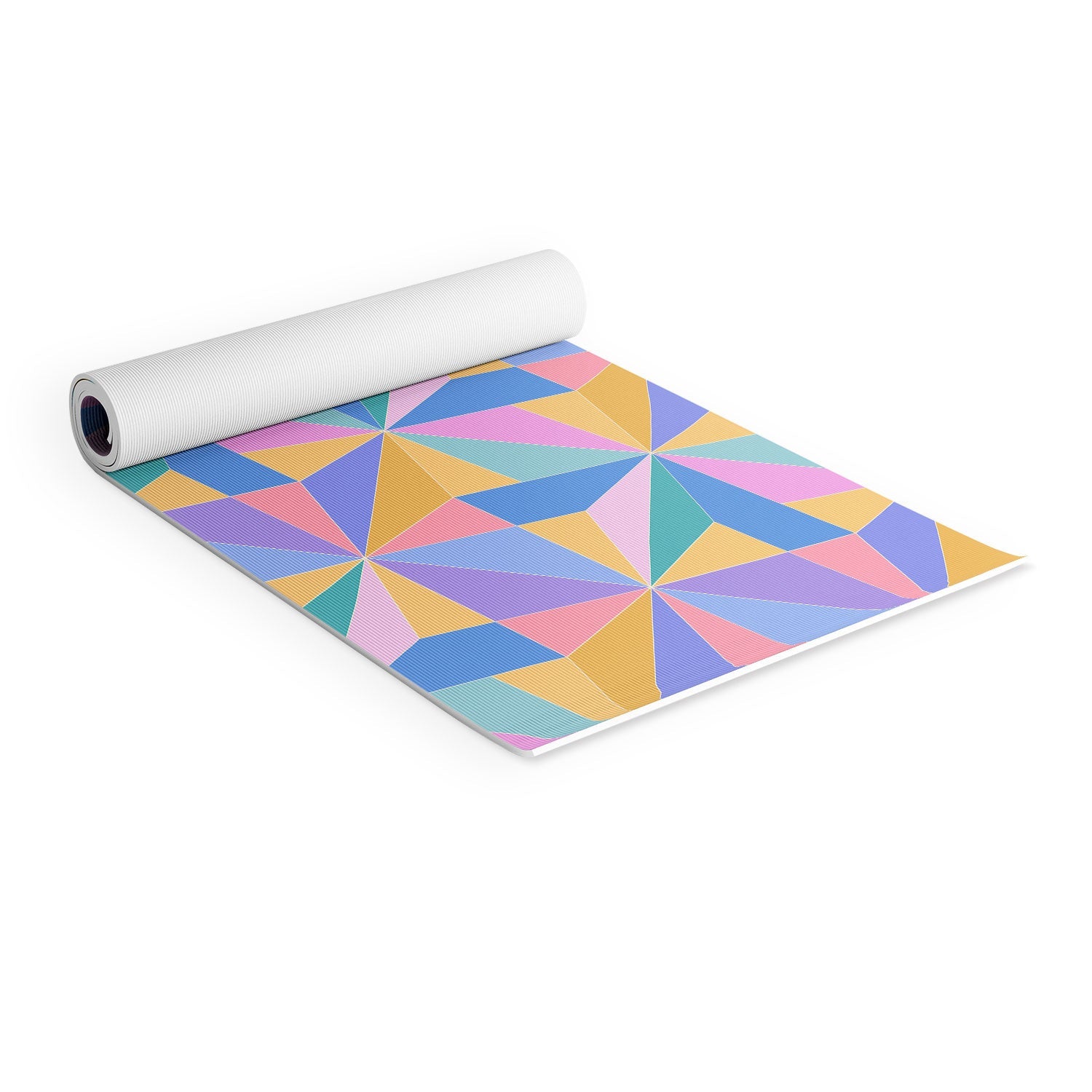 Colour Poems Kaleidoscope III Yoga Mat