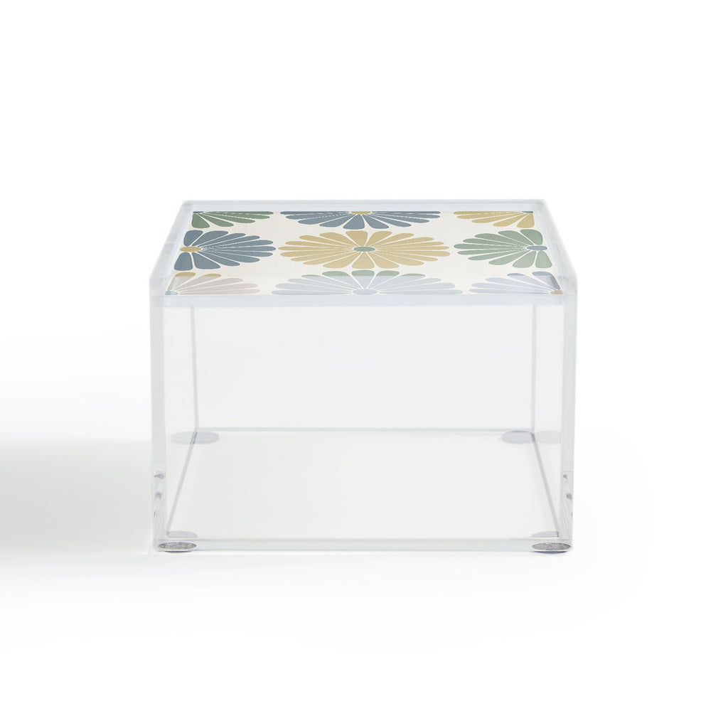 Colour Poems Retro Daisy Multicolor I Acrylic Box