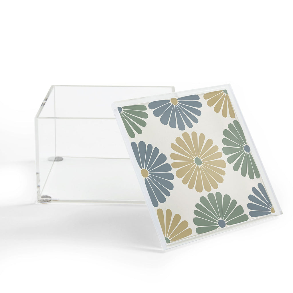 Colour Poems Retro Daisy Multicolor I Acrylic Box