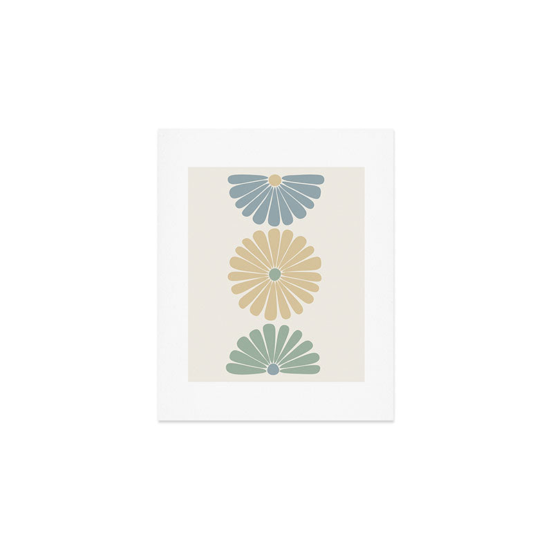 Colour Poems Retro Daisy Multicolor I Art Print