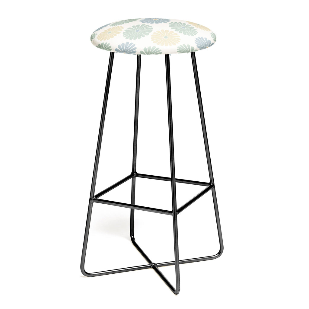 Colour Poems Retro Daisy Multicolor I Bar Stool
