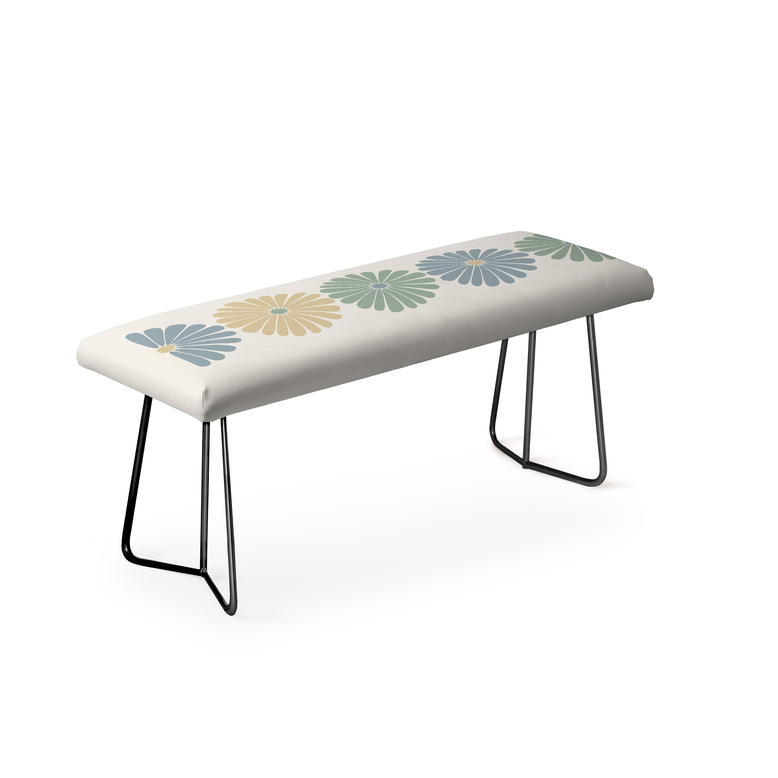 Colour Poems Retro Daisy Multicolor I Bench