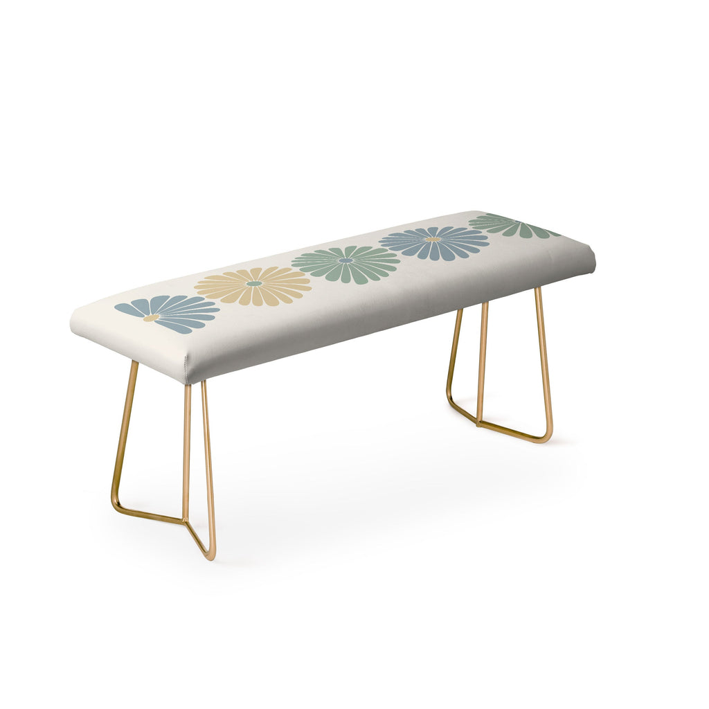 Colour Poems Retro Daisy Multicolor I Bench