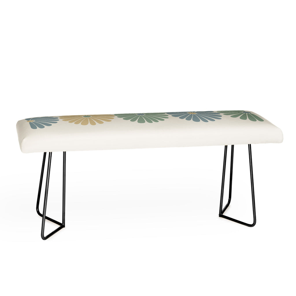 Colour Poems Retro Daisy Multicolor I Bench