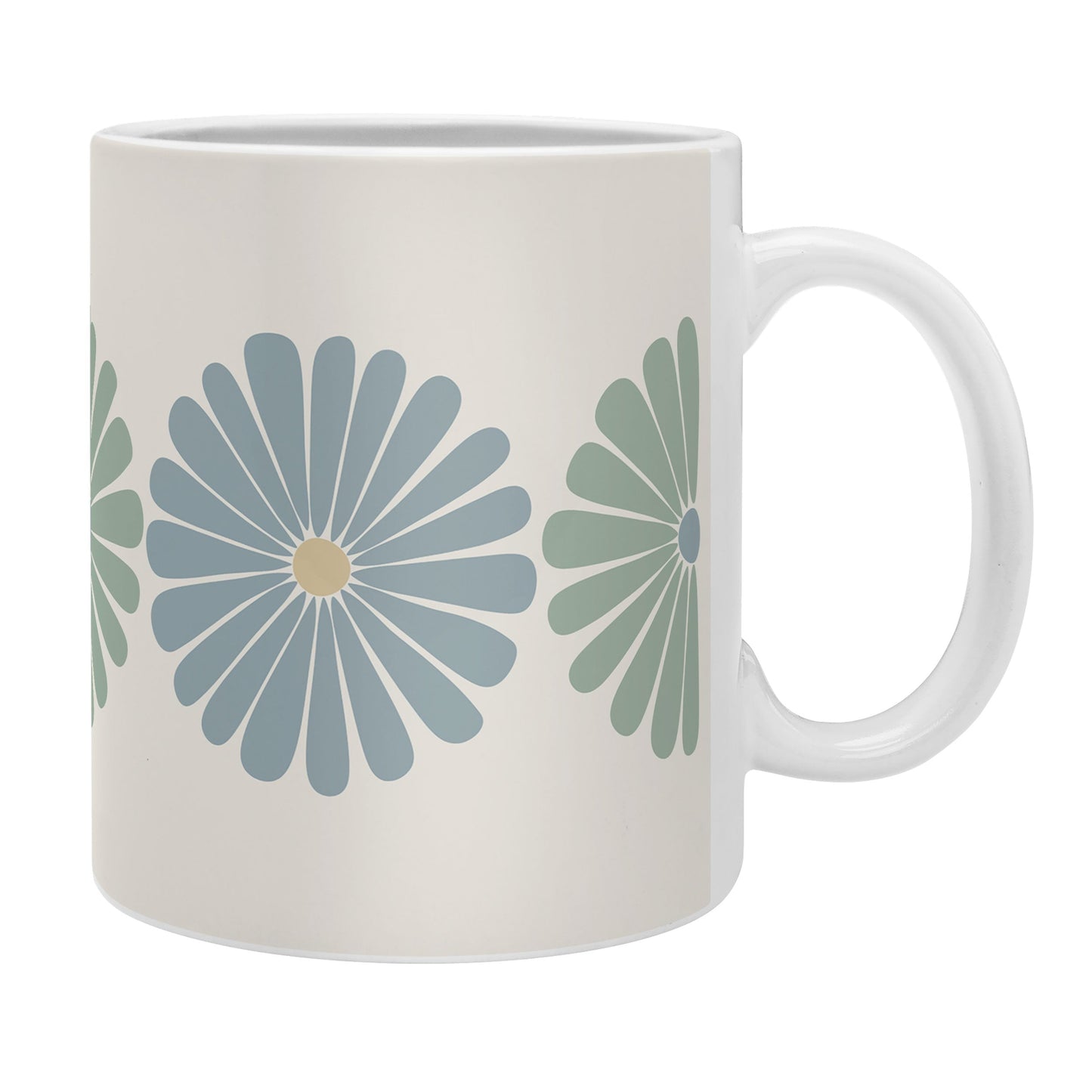 Colour Poems Retro Daisy Multicolor I Coffee Mug