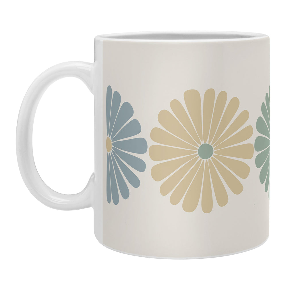 Colour Poems Retro Daisy Multicolor I Coffee Mug