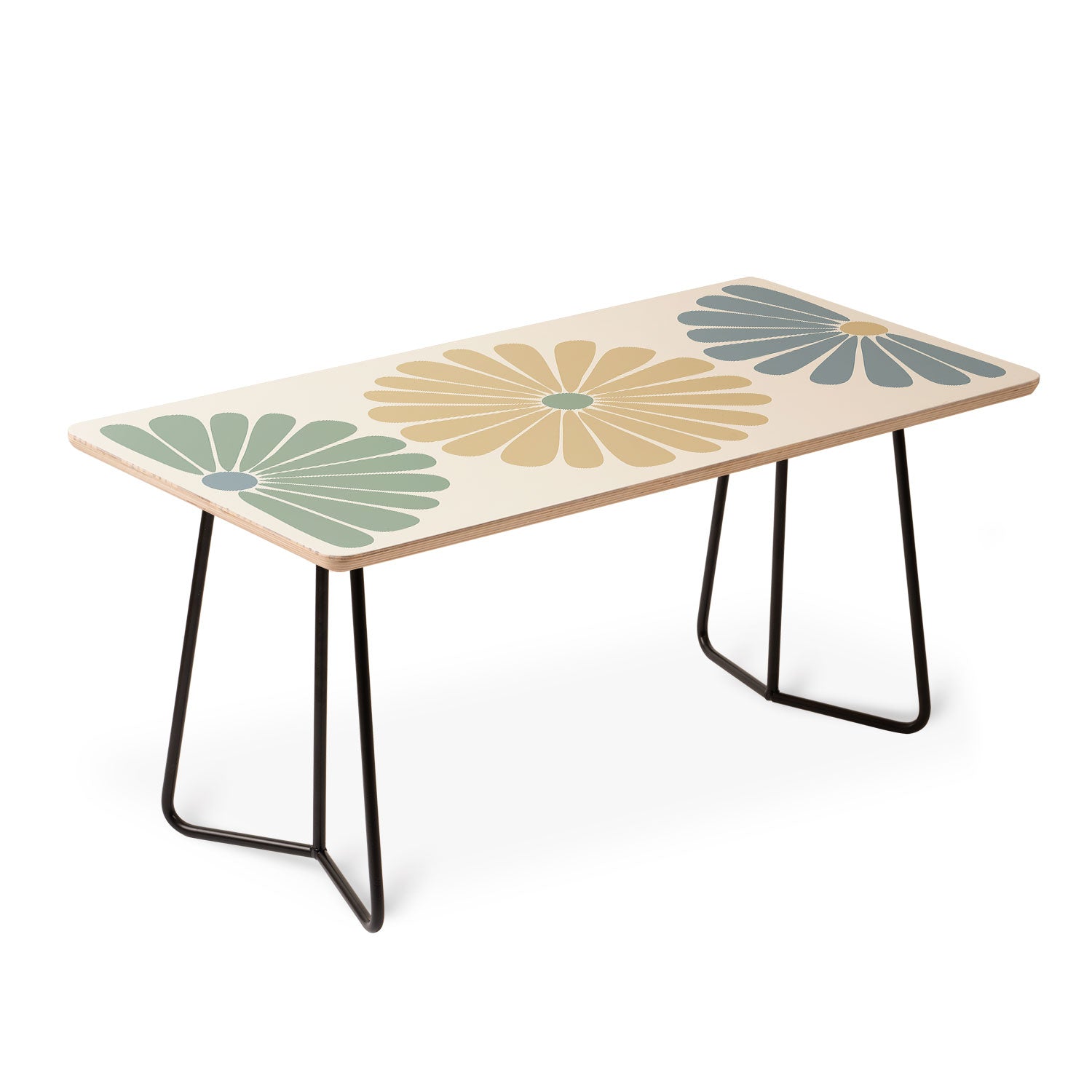 Colour Poems Retro Daisy Multicolor I Coffee Table