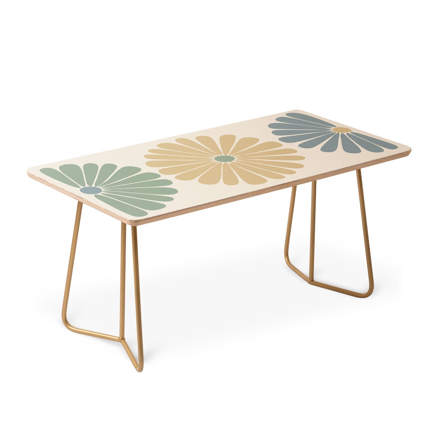 Colour Poems Retro Daisy Multicolor I Coffee Table