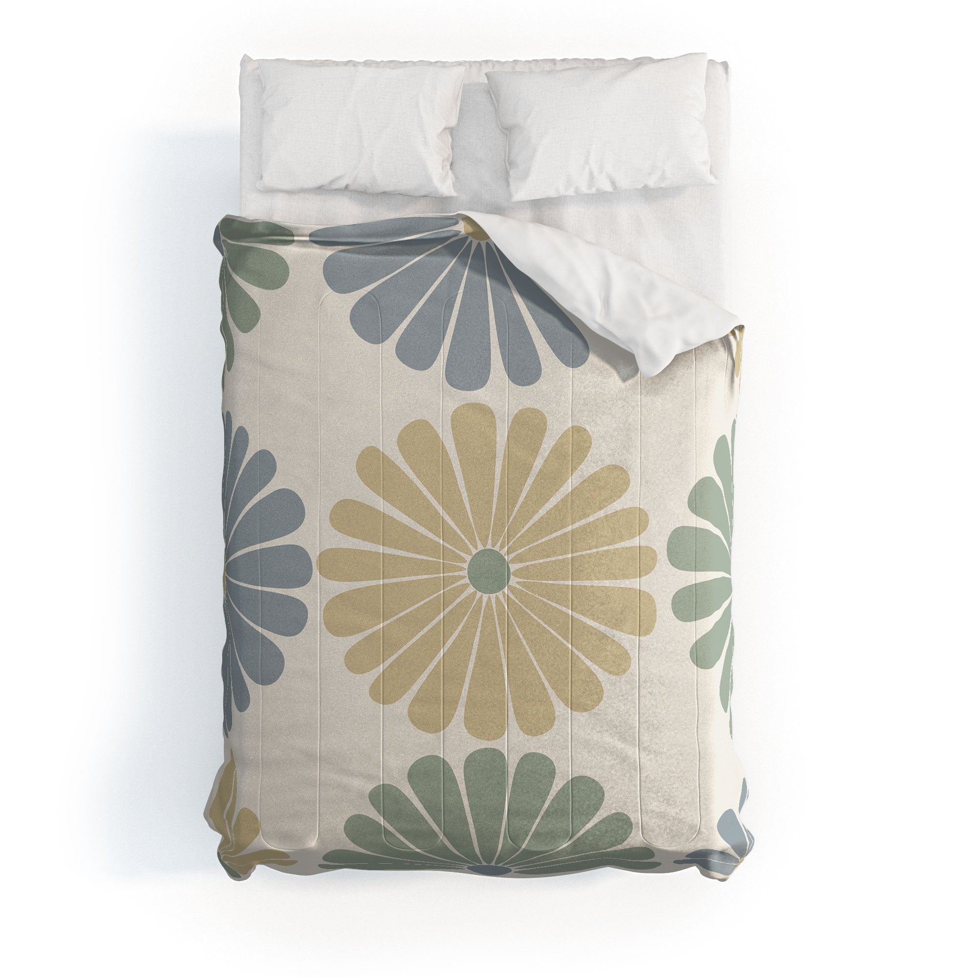 Colour Poems Retro Daisy Multicolor I Comforter
