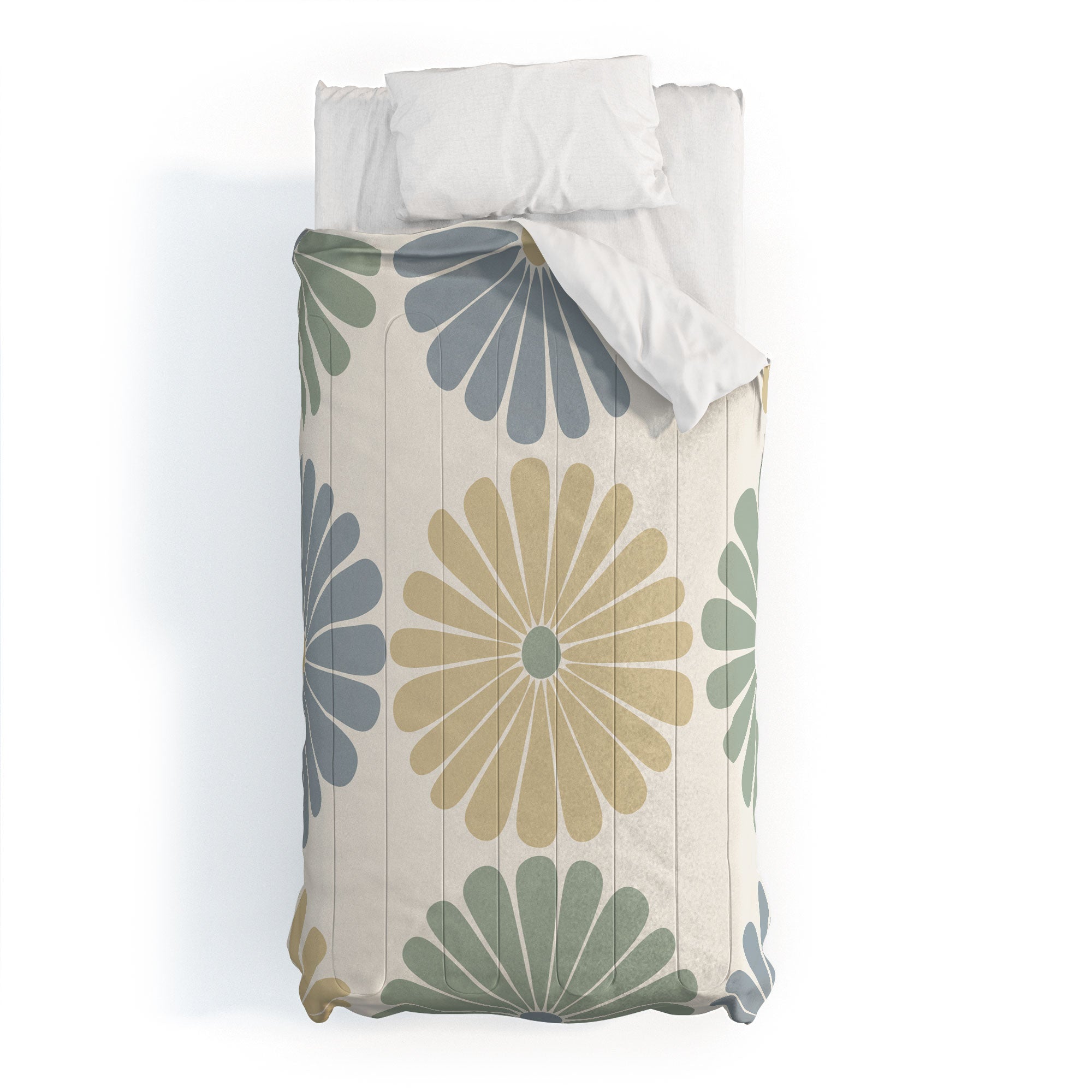 Colour Poems Retro Daisy Multicolor I Comforter
