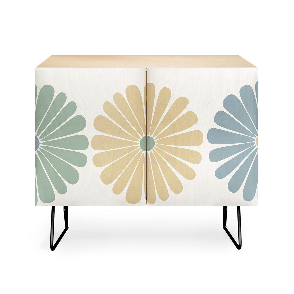 Colour Poems Retro Daisy Multicolor I Credenza