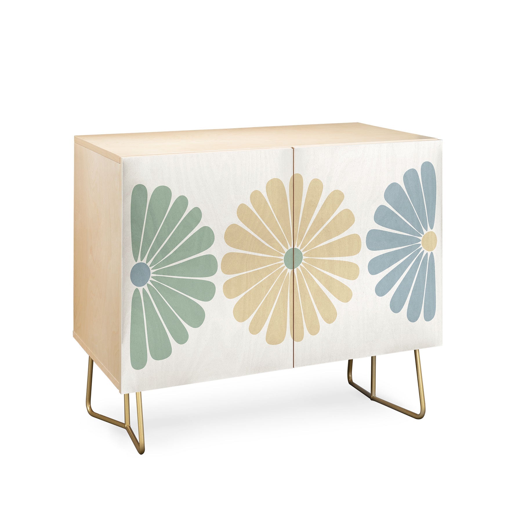 Colour Poems Retro Daisy Multicolor I Credenza