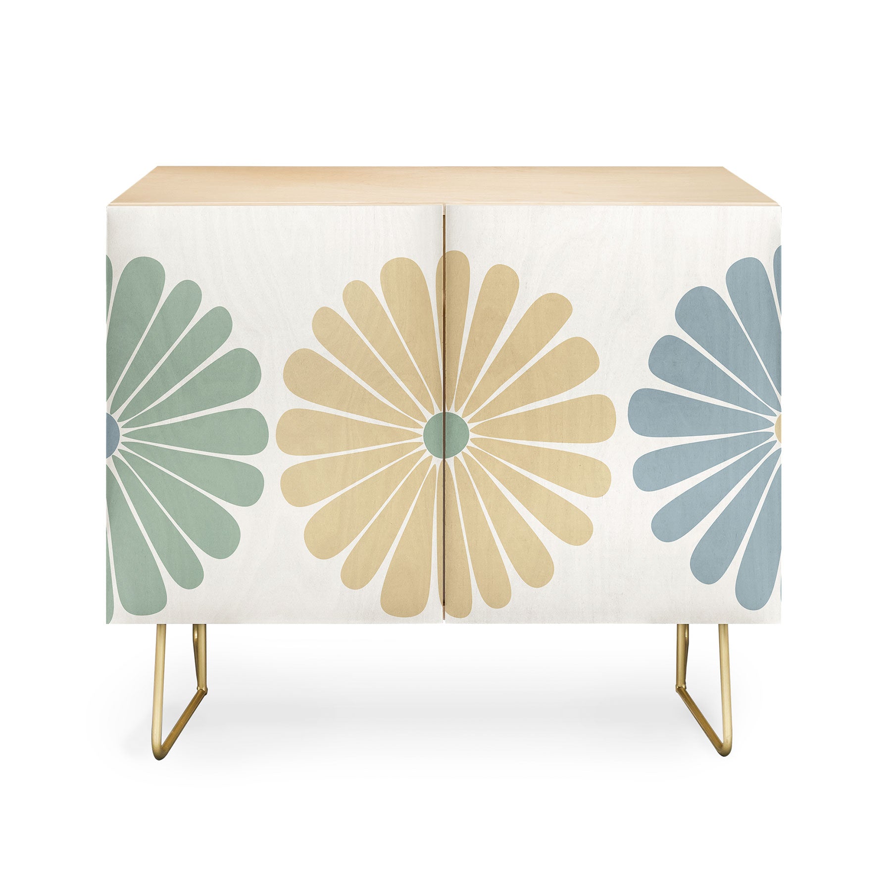 Colour Poems Retro Daisy Multicolor I Credenza