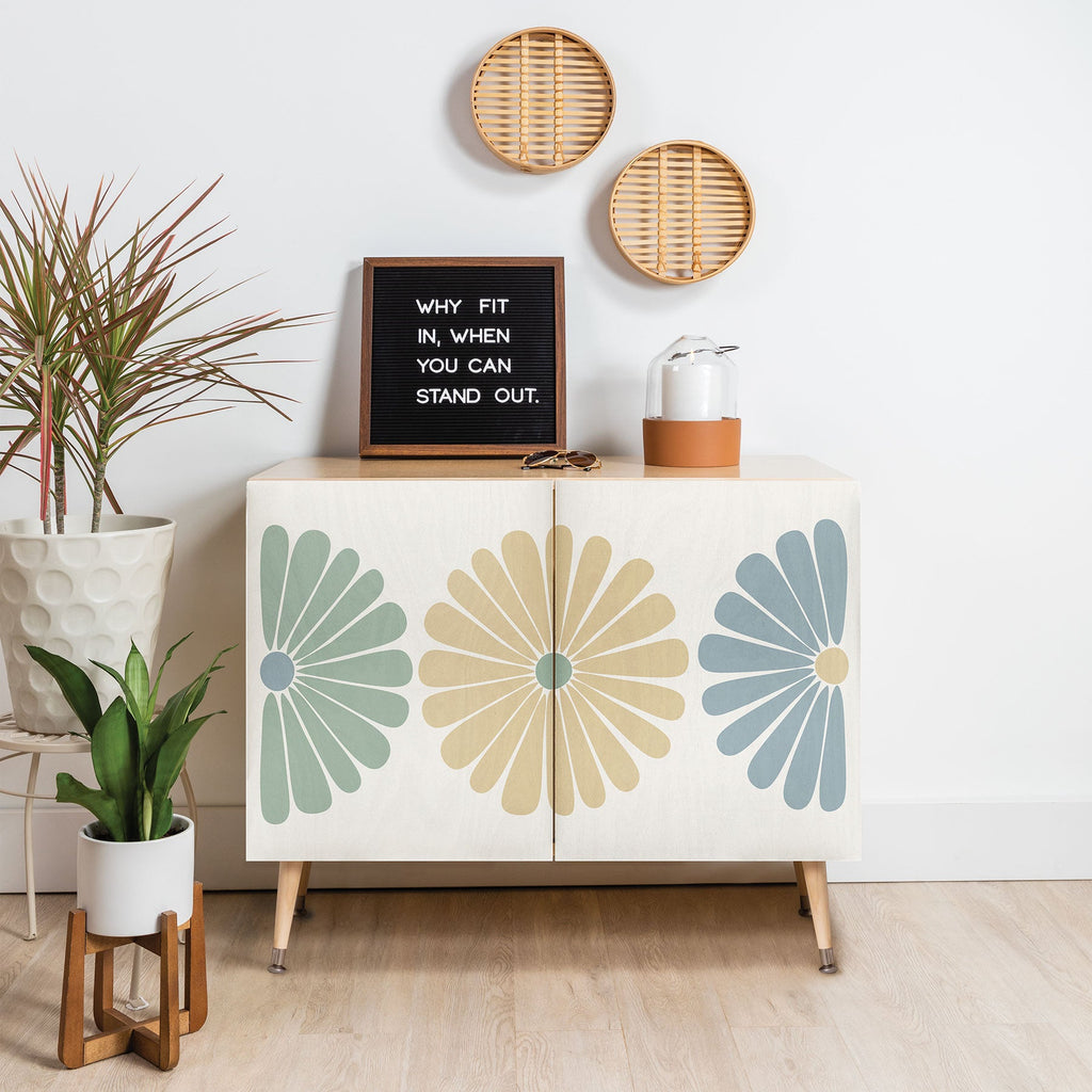 Colour Poems Retro Daisy Multicolor I Credenza