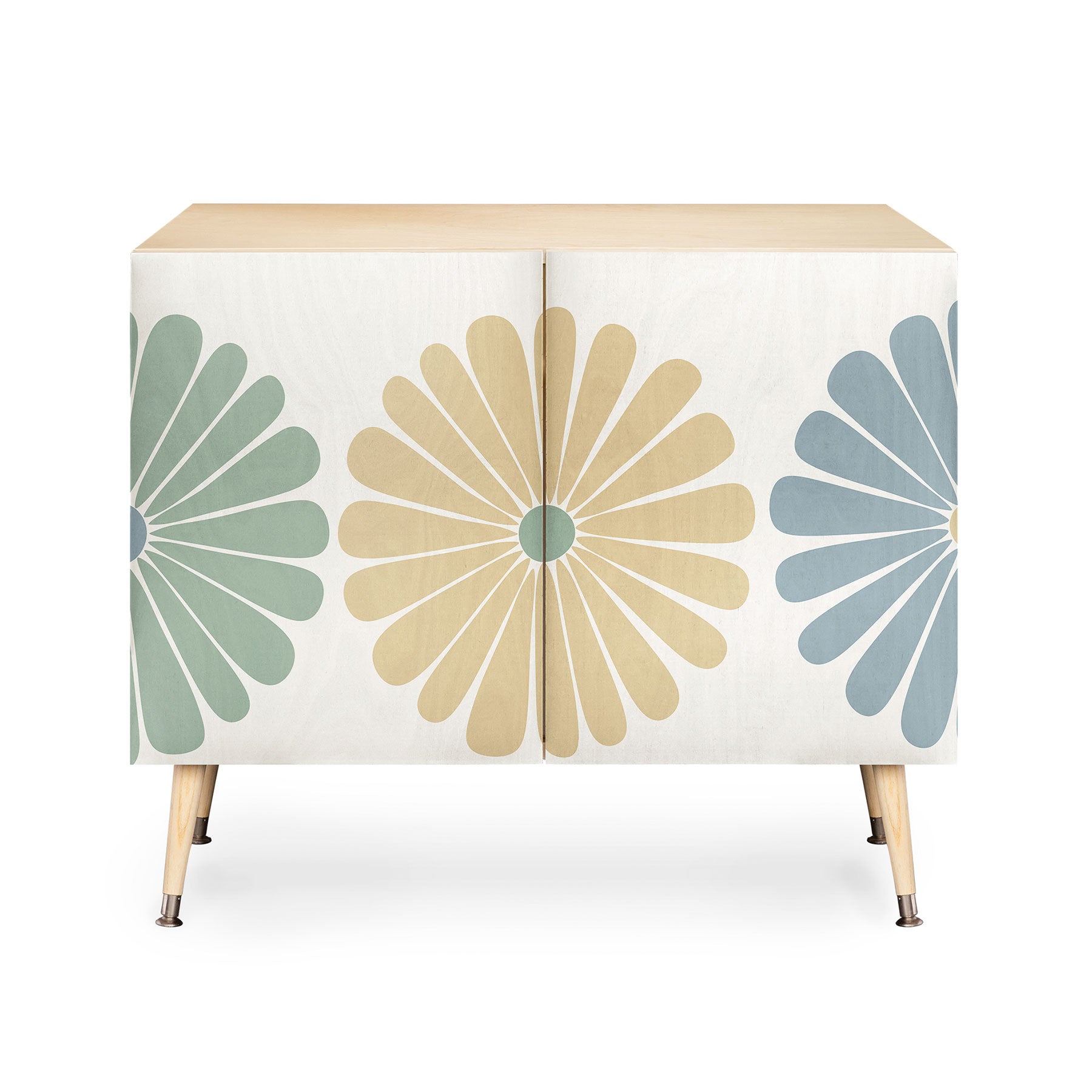 Colour Poems Retro Daisy Multicolor I Credenza