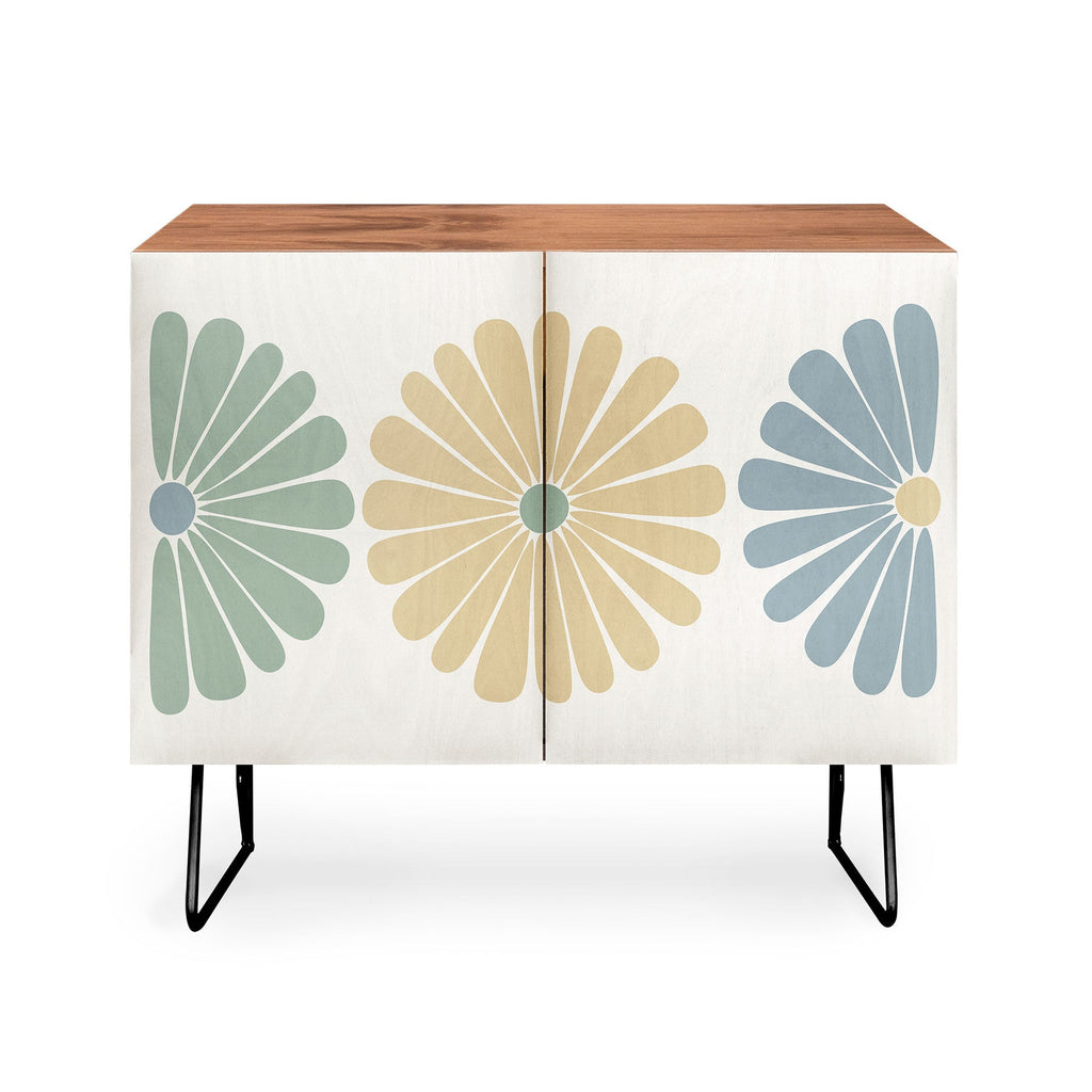 Colour Poems Retro Daisy Multicolor I Credenza