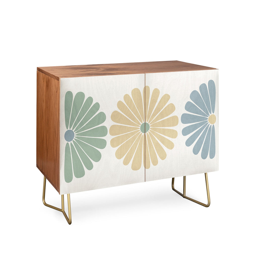 Colour Poems Retro Daisy Multicolor I Credenza