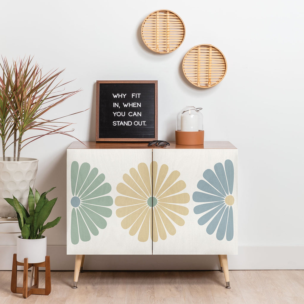 Colour Poems Retro Daisy Multicolor I Credenza