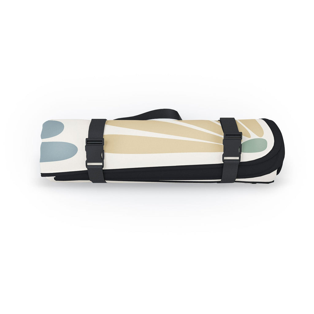 Colour Poems Retro Daisy Multicolor I Picnic Blanket