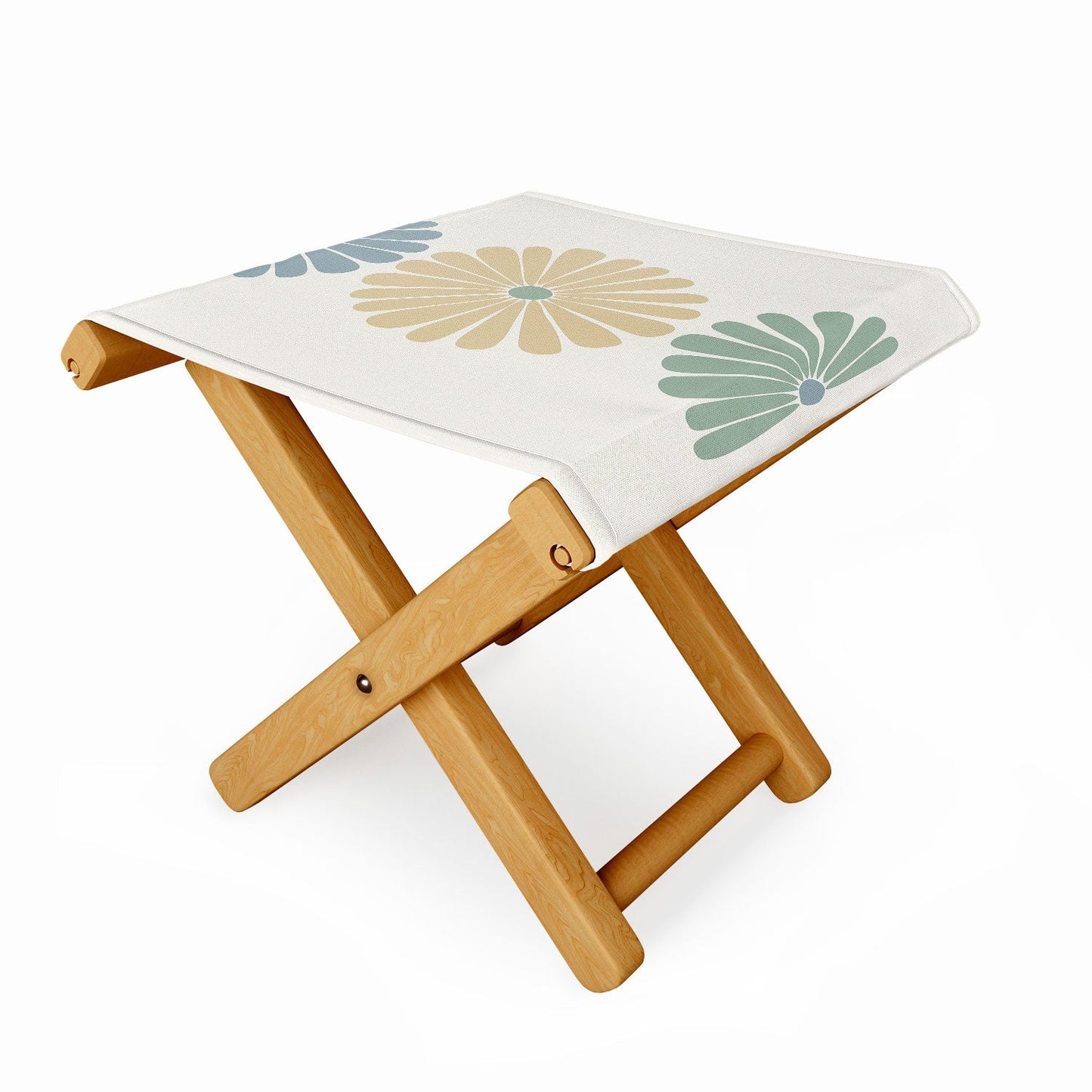 Colour Poems Retro Daisy Multicolor I Folding Stool
