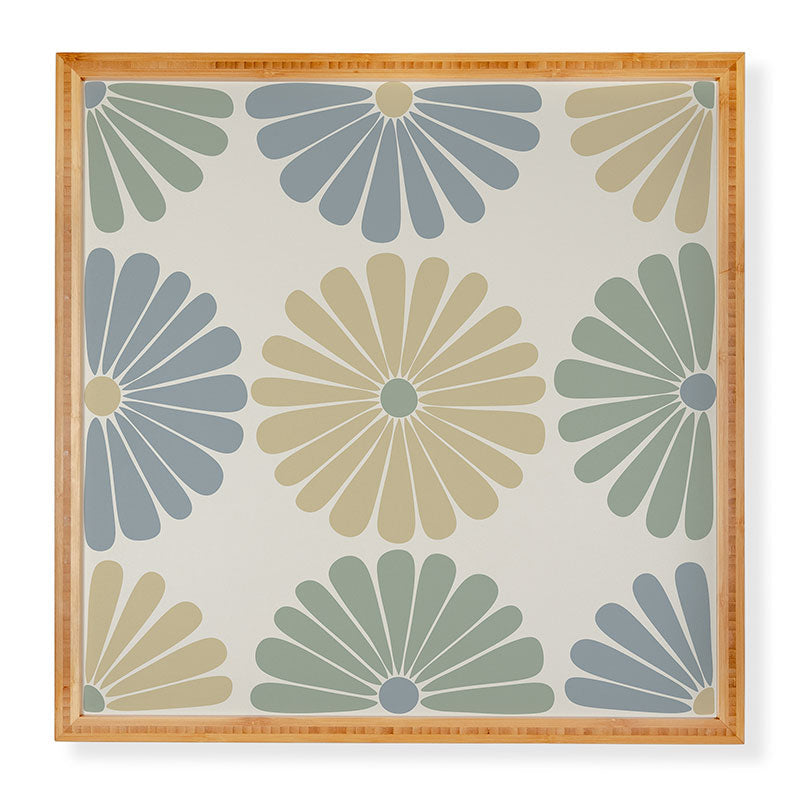 Colour Poems Retro Daisy Multicolor I Framed Wall Art