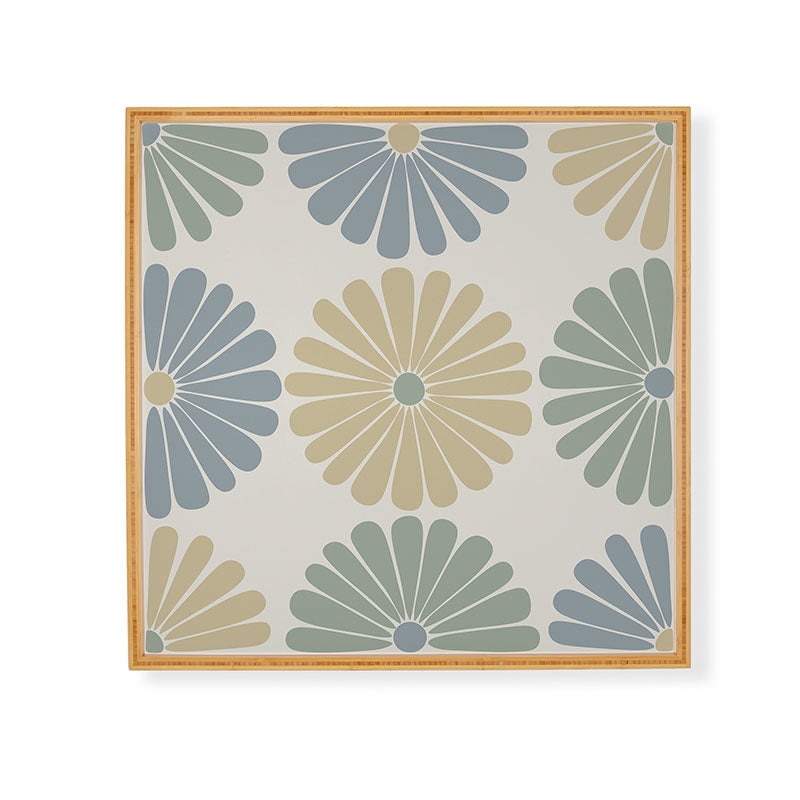 Colour Poems Retro Daisy Multicolor I Framed Wall Art