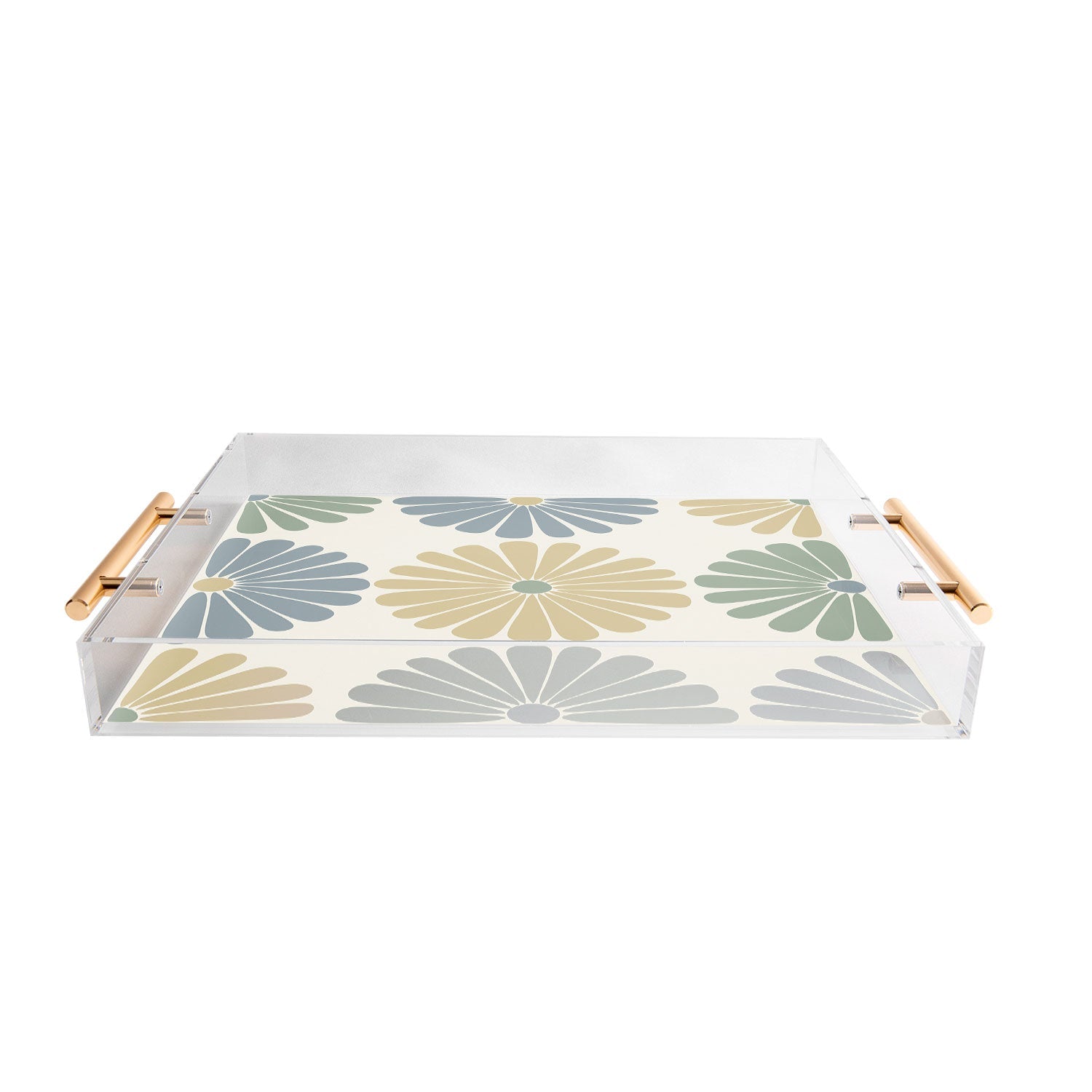 Colour Poems Retro Daisy Multicolor I Acrylic Tray