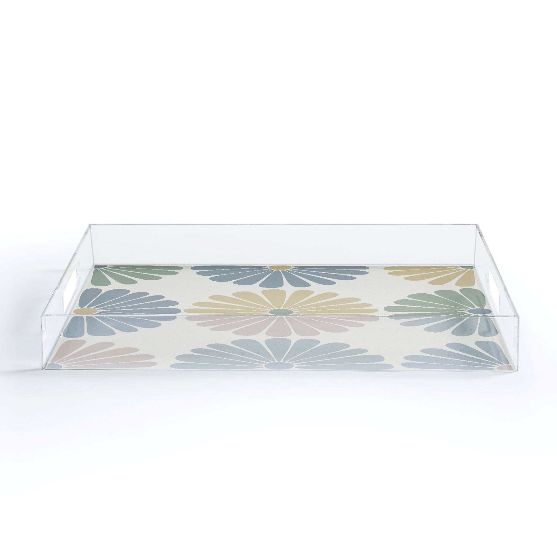 Colour Poems Retro Daisy Multicolor I Acrylic Tray