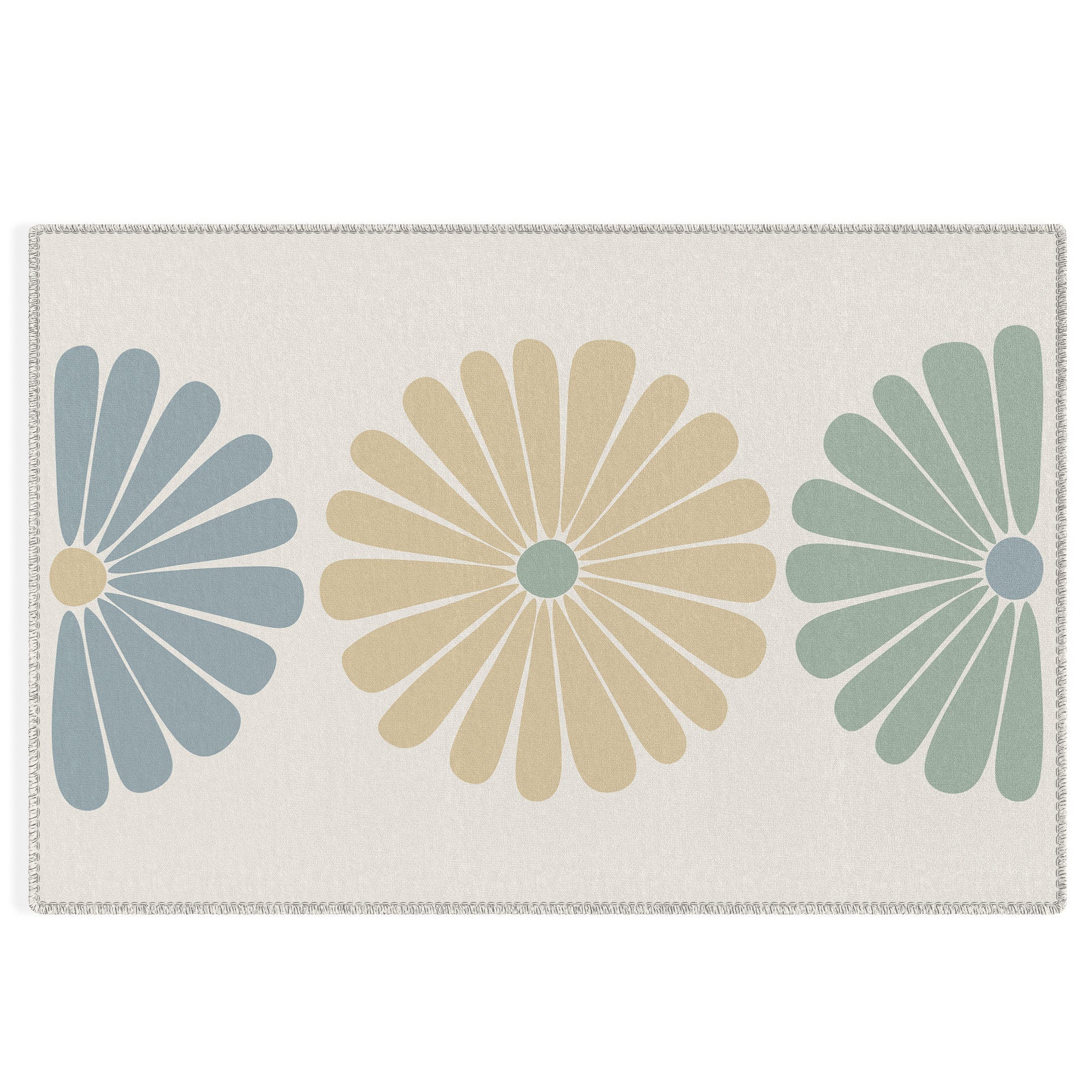 Colour Poems Retro Daisy Multicolor I Outdoor Rug