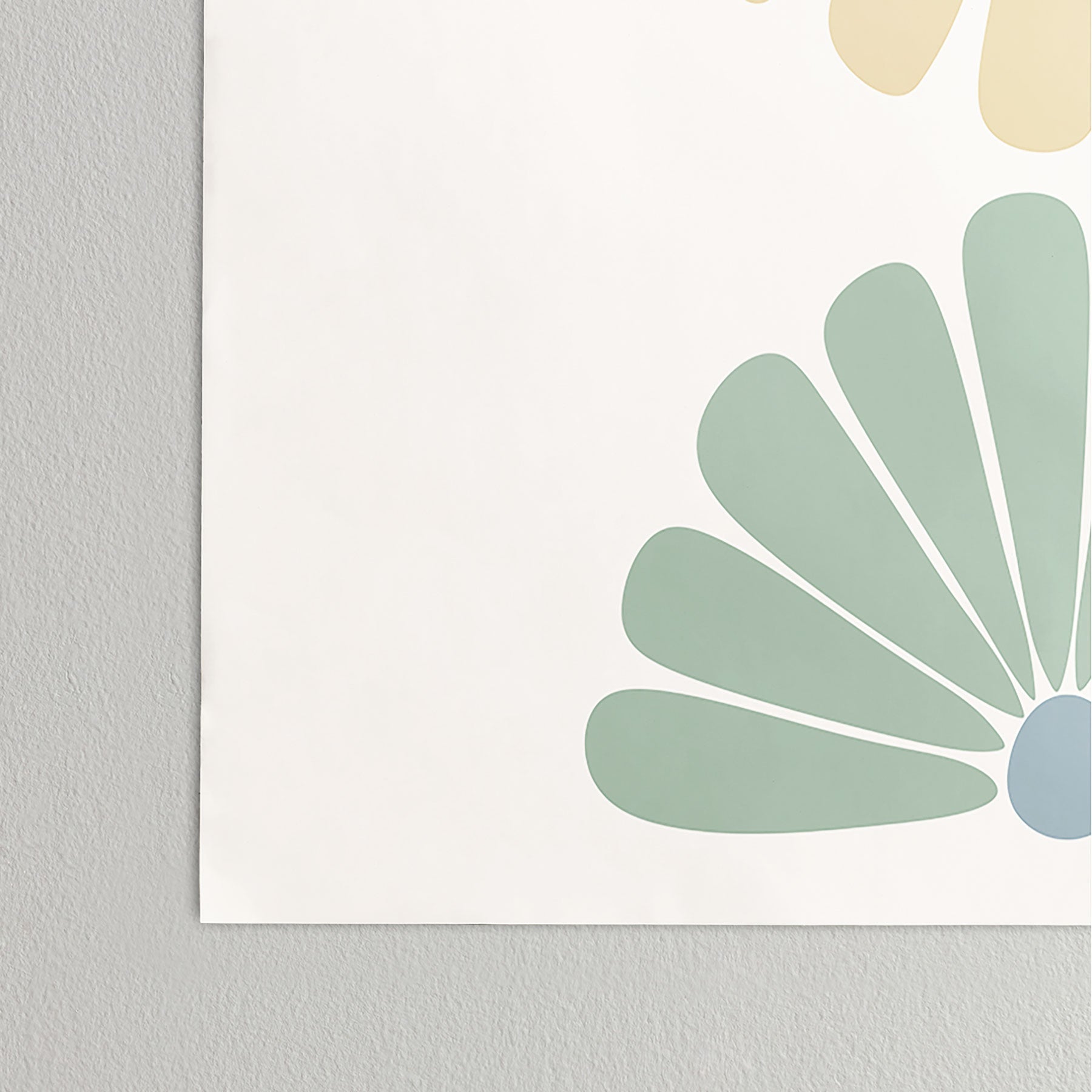 Colour Poems Retro Daisy Multicolor I Poster