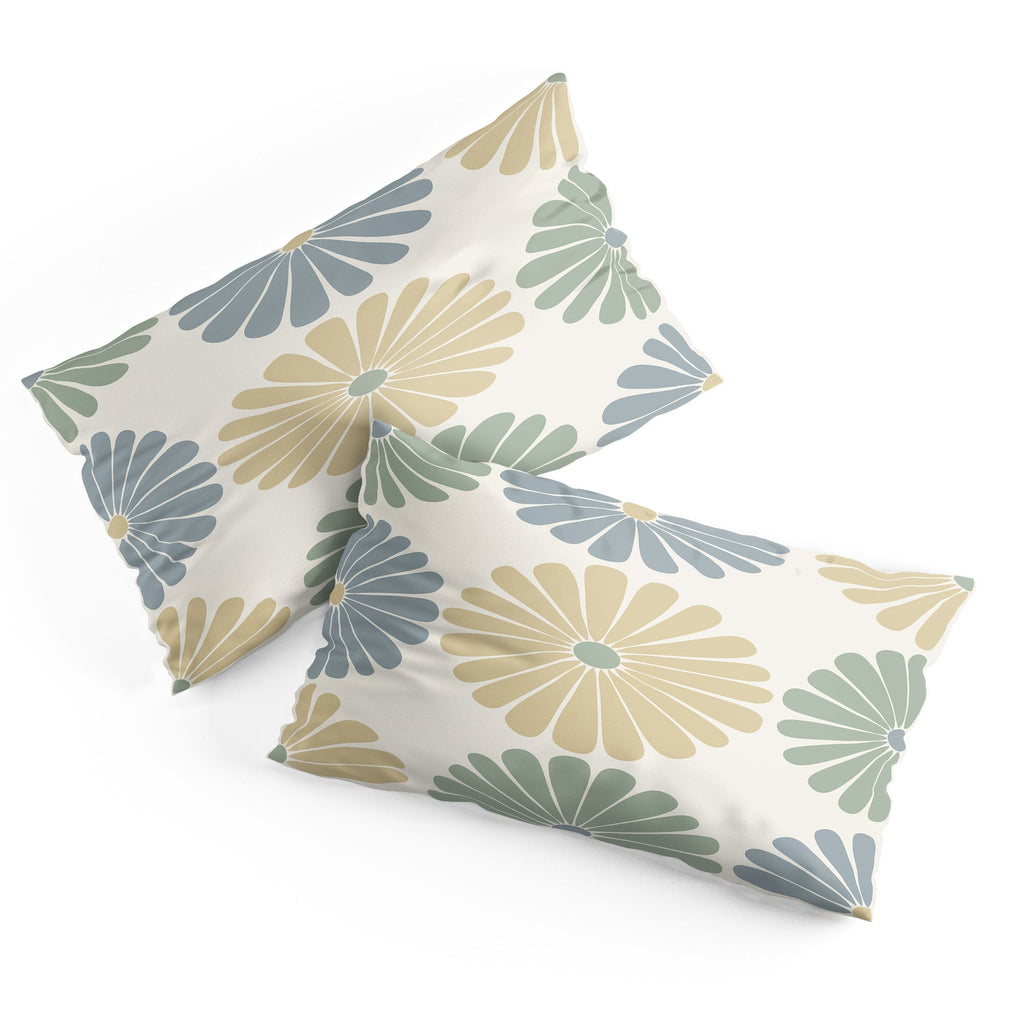 Colour Poems Retro Daisy Multicolor I Pillow Shams
