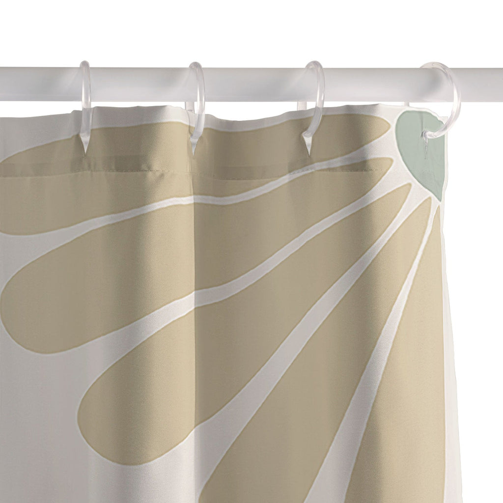 Colour Poems Retro Daisy Multicolor I Shower Curtain