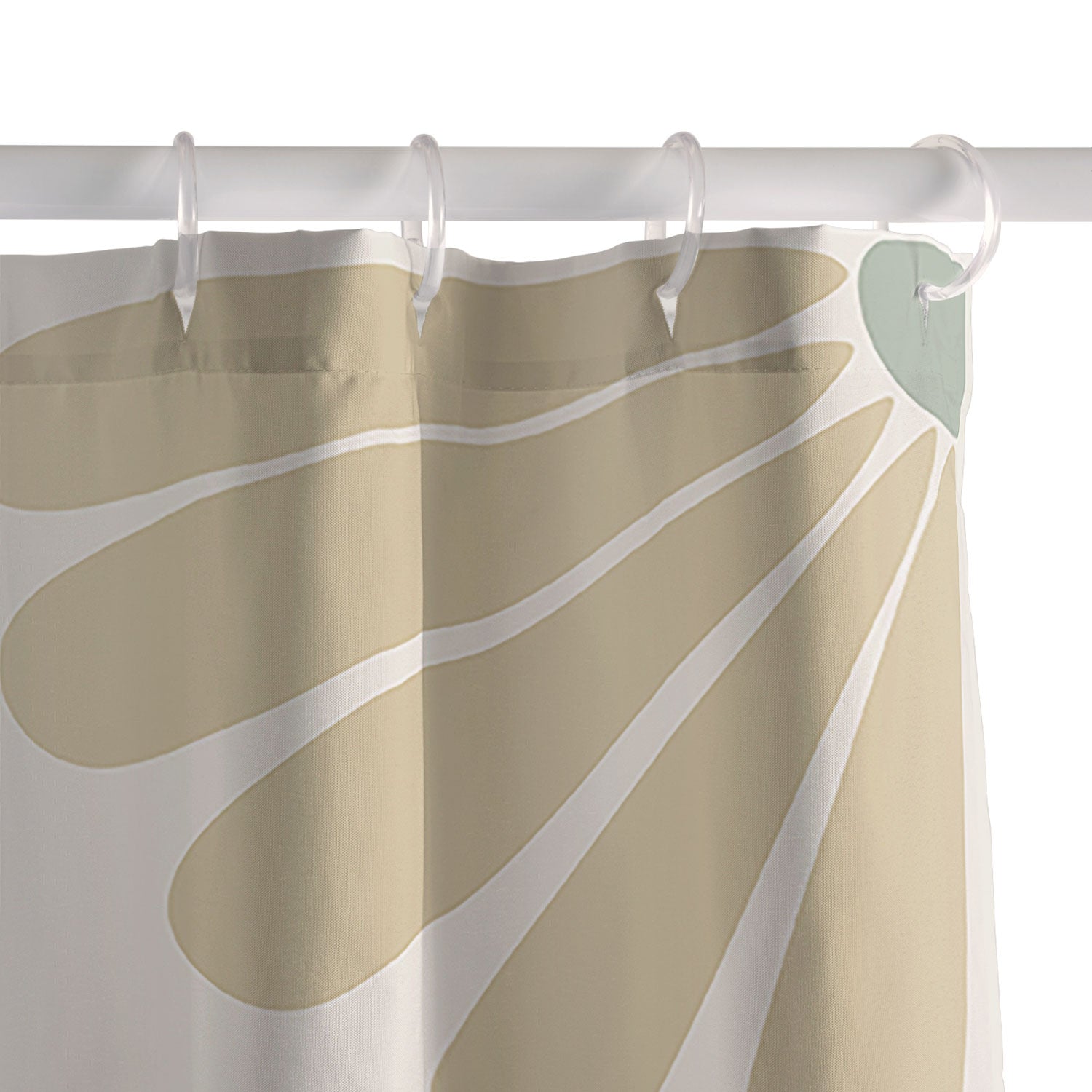 Colour Poems Retro Daisy Multicolor I Shower Curtain