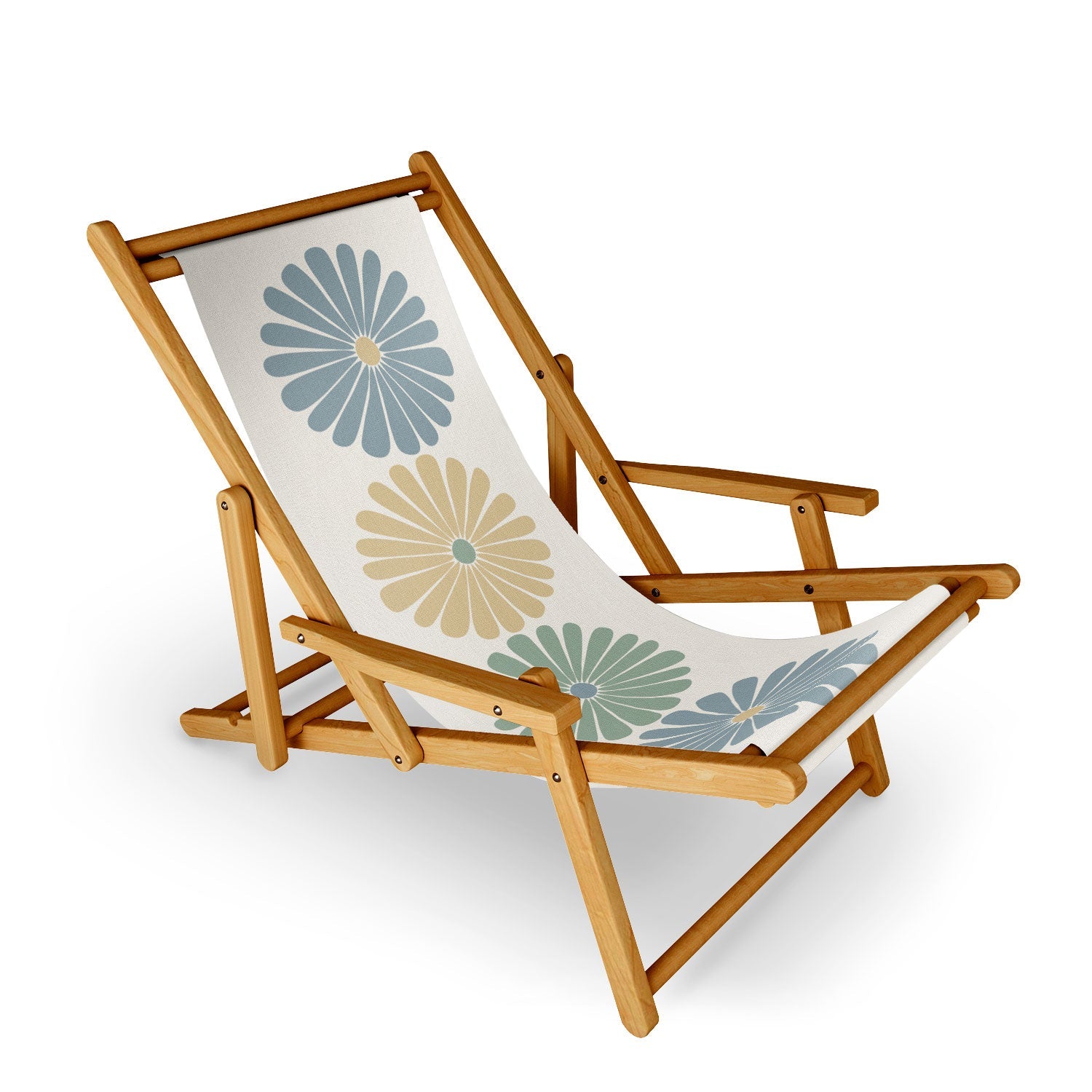 Colour Poems Retro Daisy Multicolor I Sling Chair