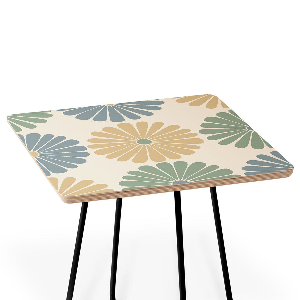 Colour Poems Retro Daisy Multicolor I Side Table