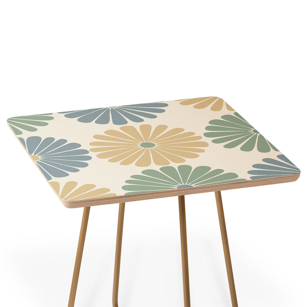 Colour Poems Retro Daisy Multicolor I Side Table