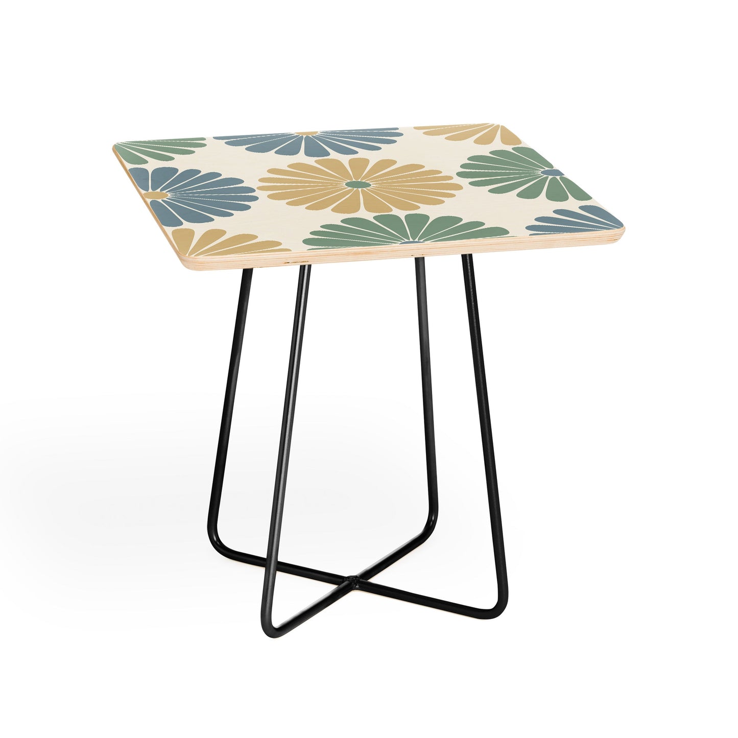 Colour Poems Retro Daisy Multicolor I Side Table