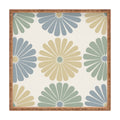 Colour Poems Retro Daisy Multicolor I Square Tray