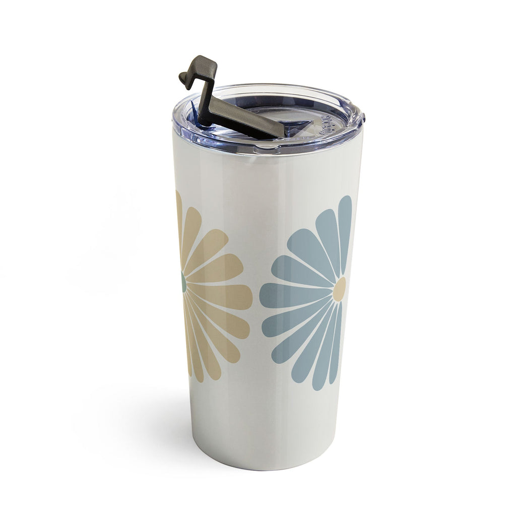 Colour Poems Retro Daisy Multicolor I Travel Mug