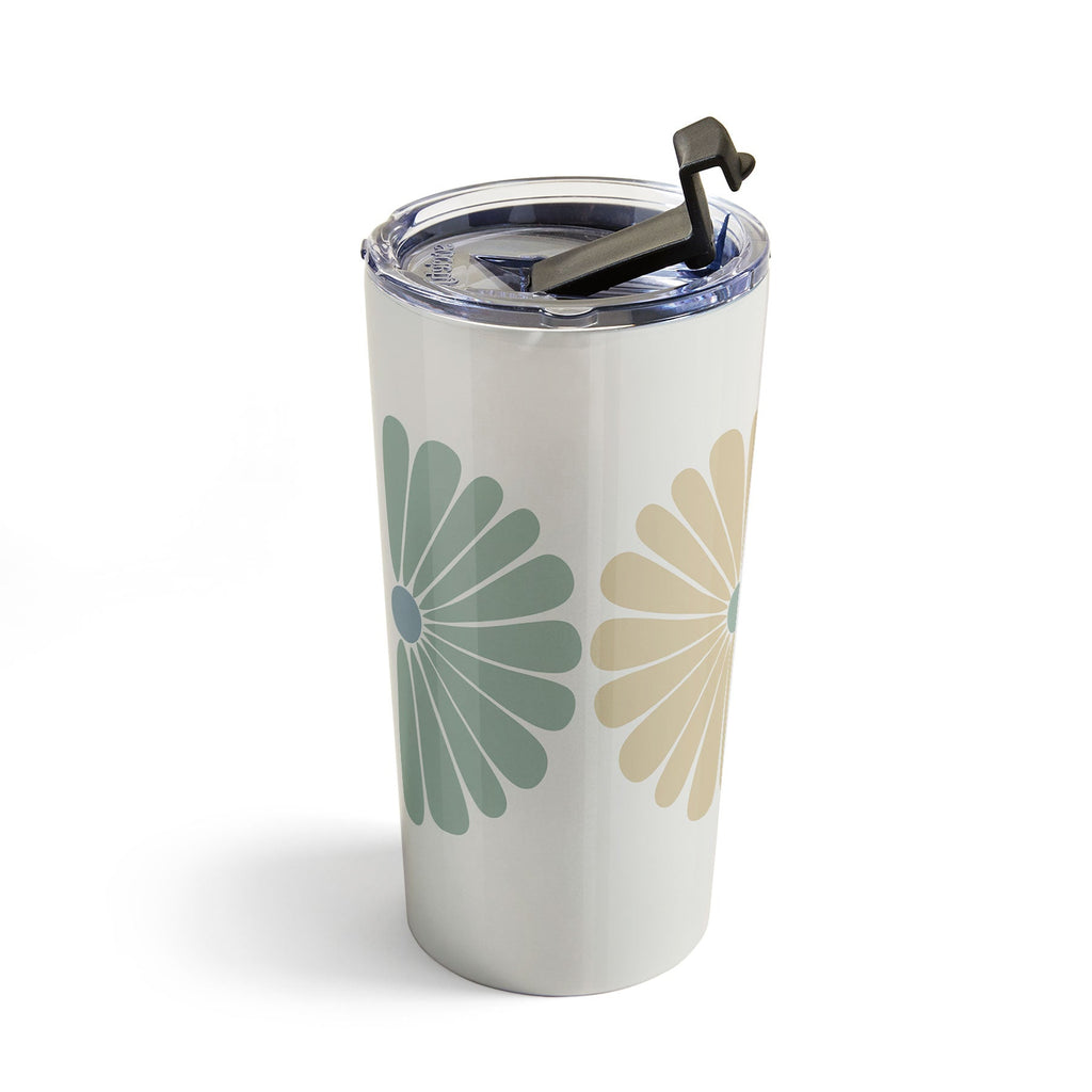 Colour Poems Retro Daisy Multicolor I Travel Mug