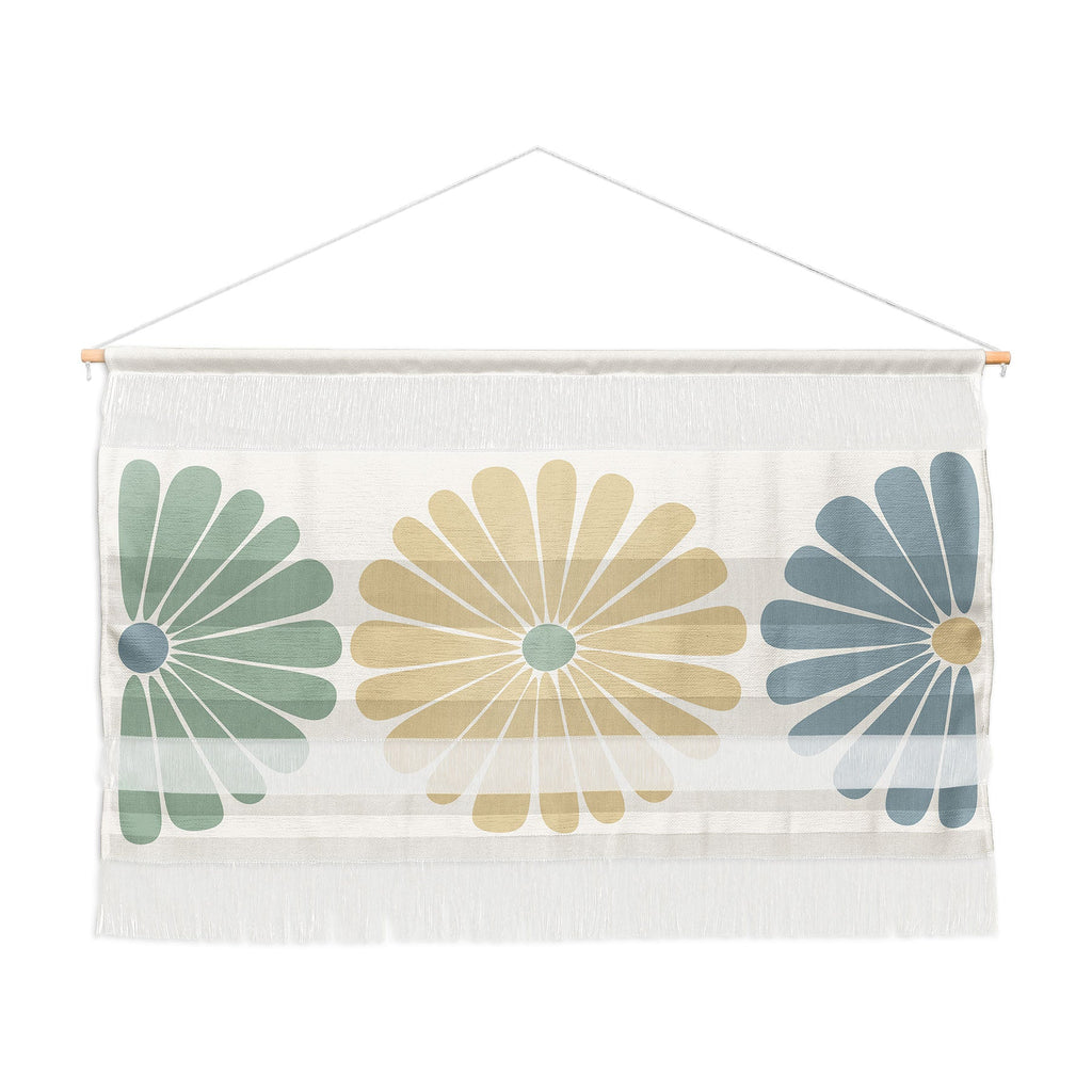 Colour Poems Retro Daisy Multicolor I Wall Hanging Landscape