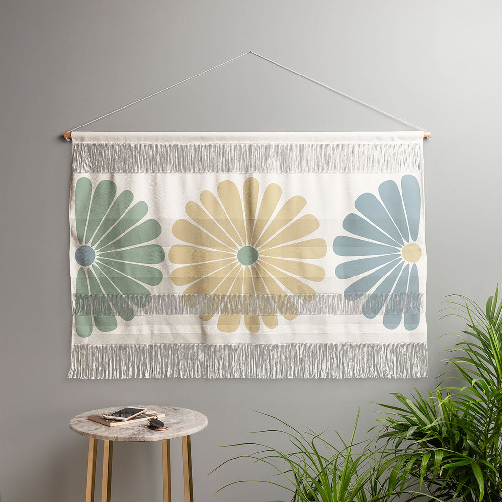 Colour Poems Retro Daisy Multicolor I Wall Hanging Landscape