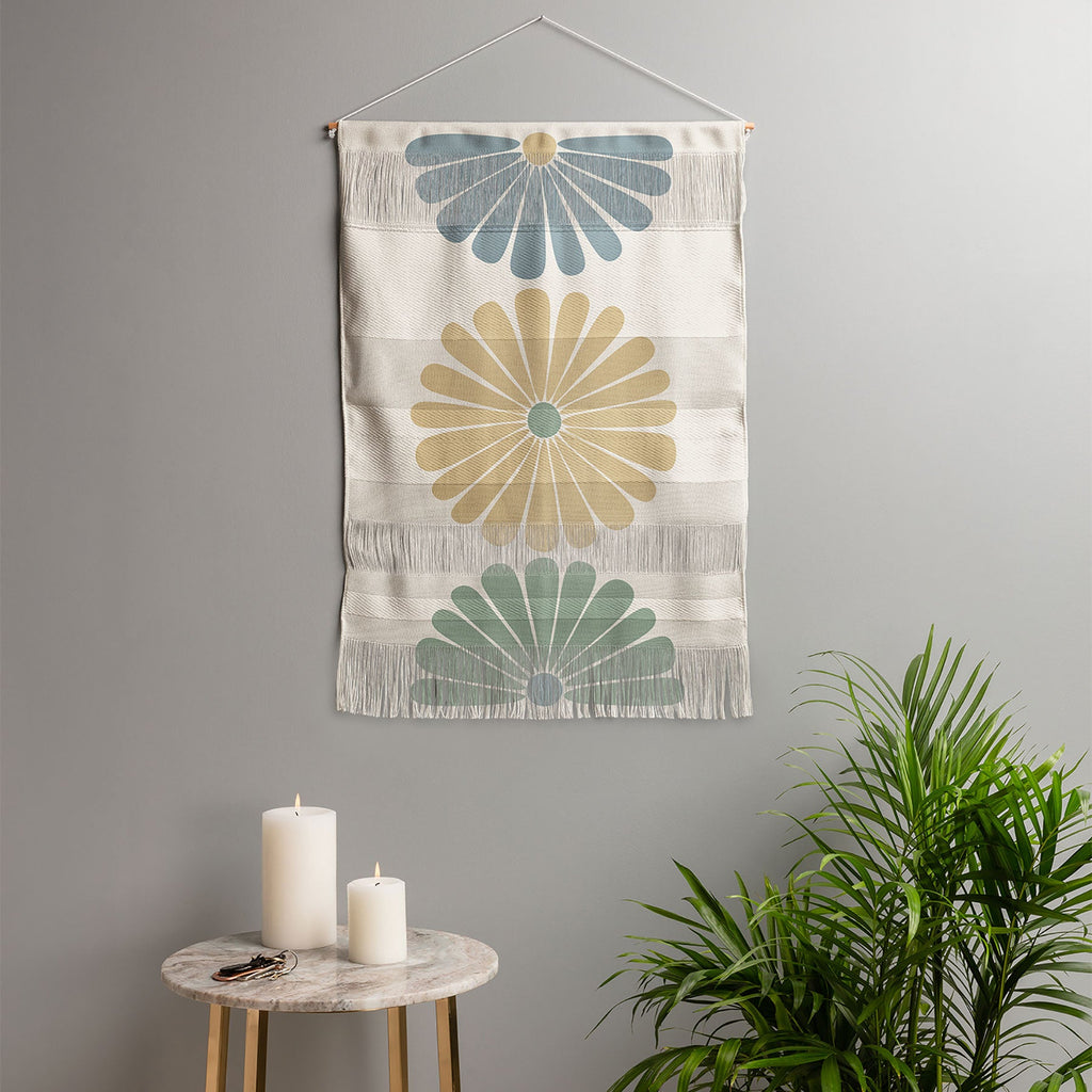 Colour Poems Retro Daisy Multicolor I Wall Hanging Portrait