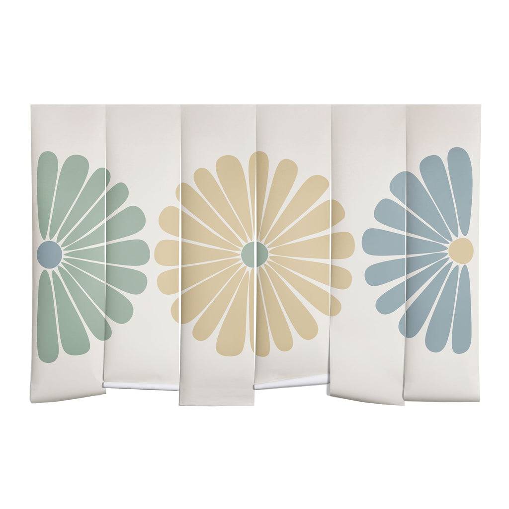 Colour Poems Retro Daisy Multicolor I Wall Mural
