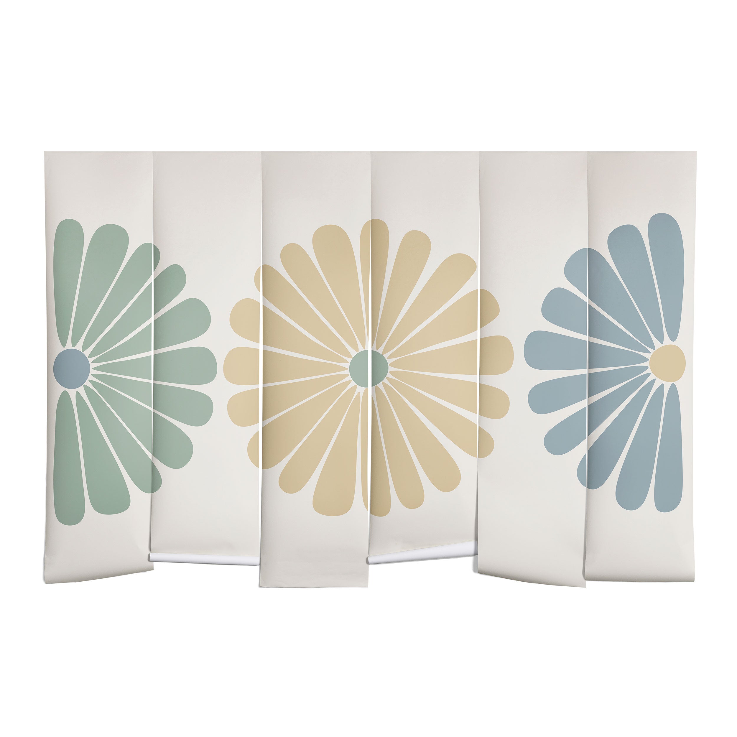 Colour Poems Retro Daisy Multicolor I Wall Mural