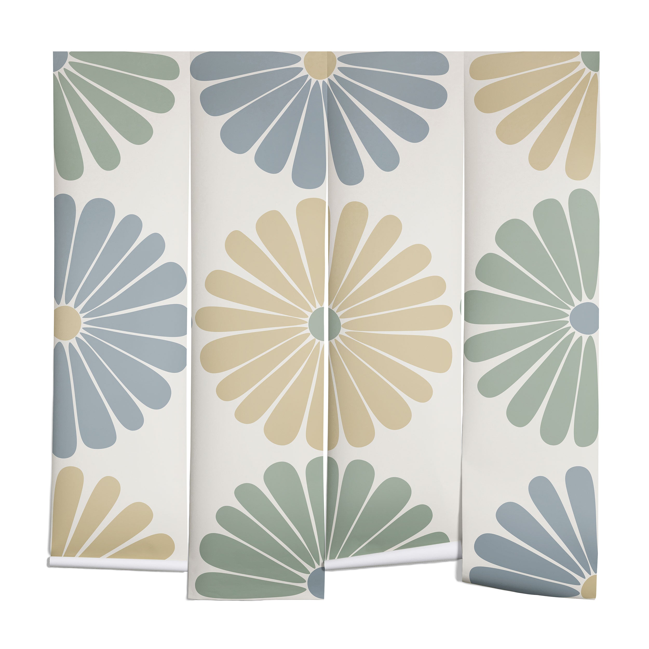 Colour Poems Retro Daisy Multicolor I Wall Mural