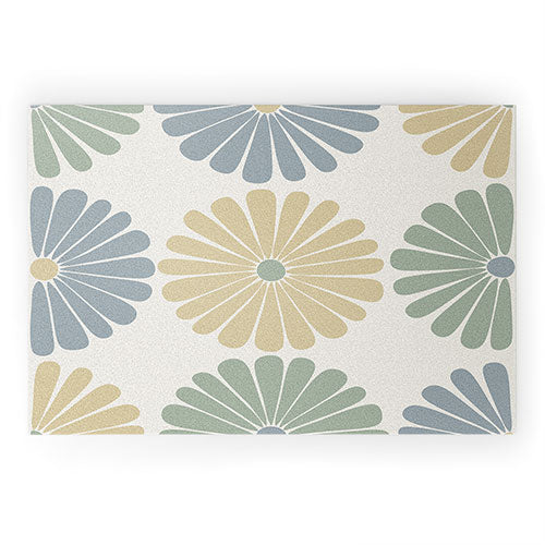 Colour Poems Retro Daisy Multicolor I Welcome Mat