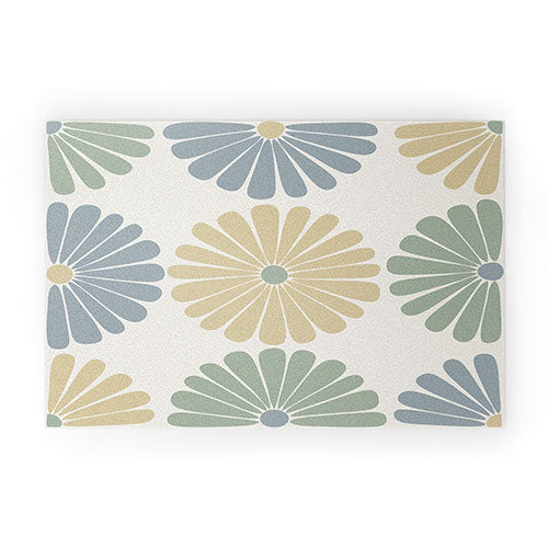 Colour Poems Retro Daisy Multicolor I Welcome Mat