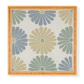 Colour Poems Retro Daisy Multicolor I Framed Wall Art