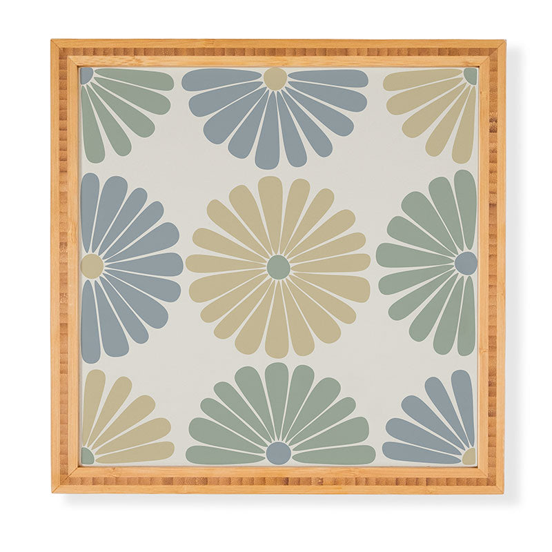 Colour Poems Retro Daisy Multicolor I Framed Wall Art